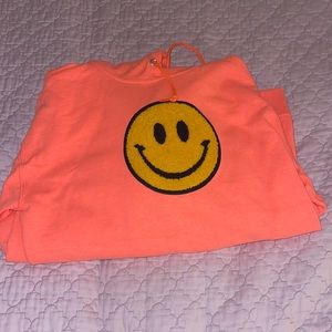 Hot pink/orange hoodie